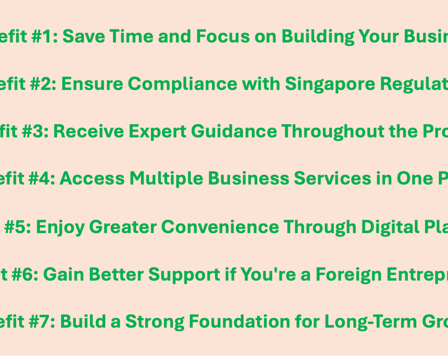 7 Benefits of Using Professional Incorporation Services in Singapore